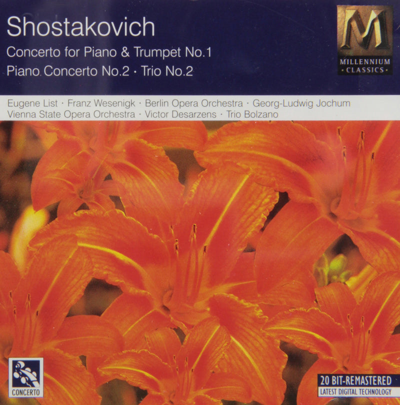 Concerto For Piano And Trumpet No. 1 Op. 35 / Concerto For Piano And Orchestra