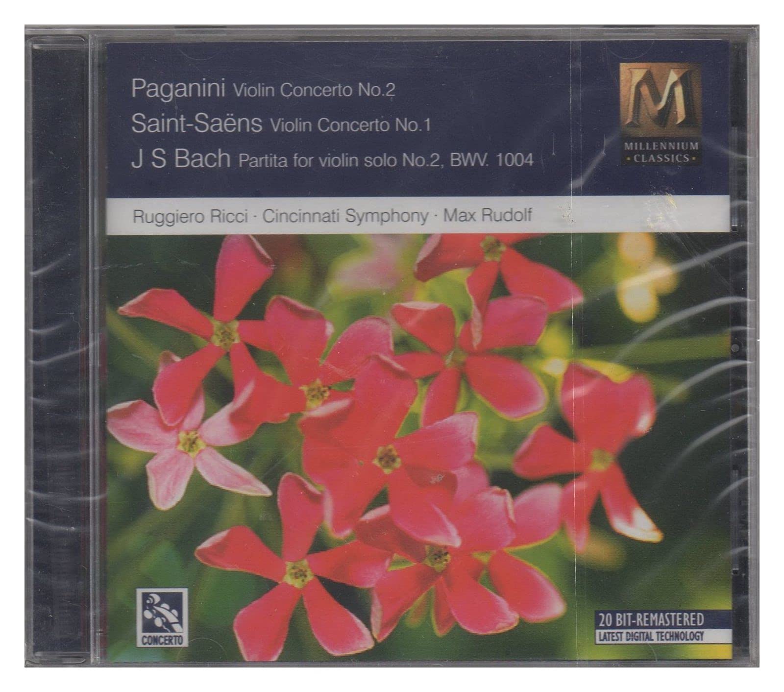Paganini: Violin Concerto No. 2 / Saint-Saens: Violin Concerto No. 1 / Bach J.S