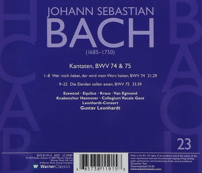 Bach: Cantate Sacre Vol. 23 Bwv 74-