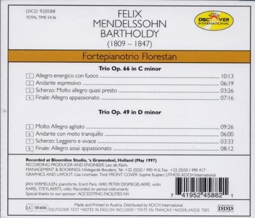 Klaviertrios Op.49 & Op.66