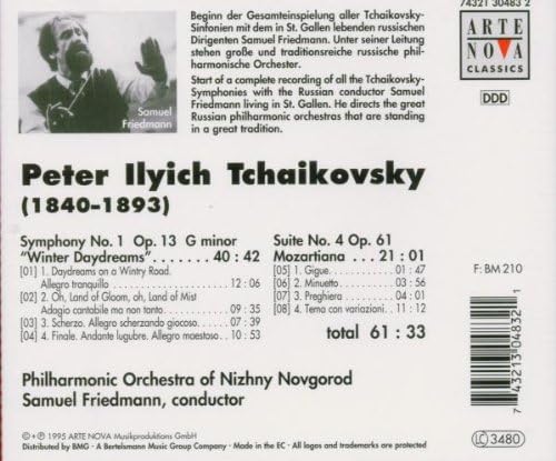 Symphony No. 1 Op. 13 / Suite No. 4 Op. 61