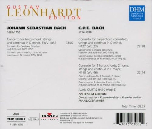 Concerto Bwv 1052/C.P.E.Bach