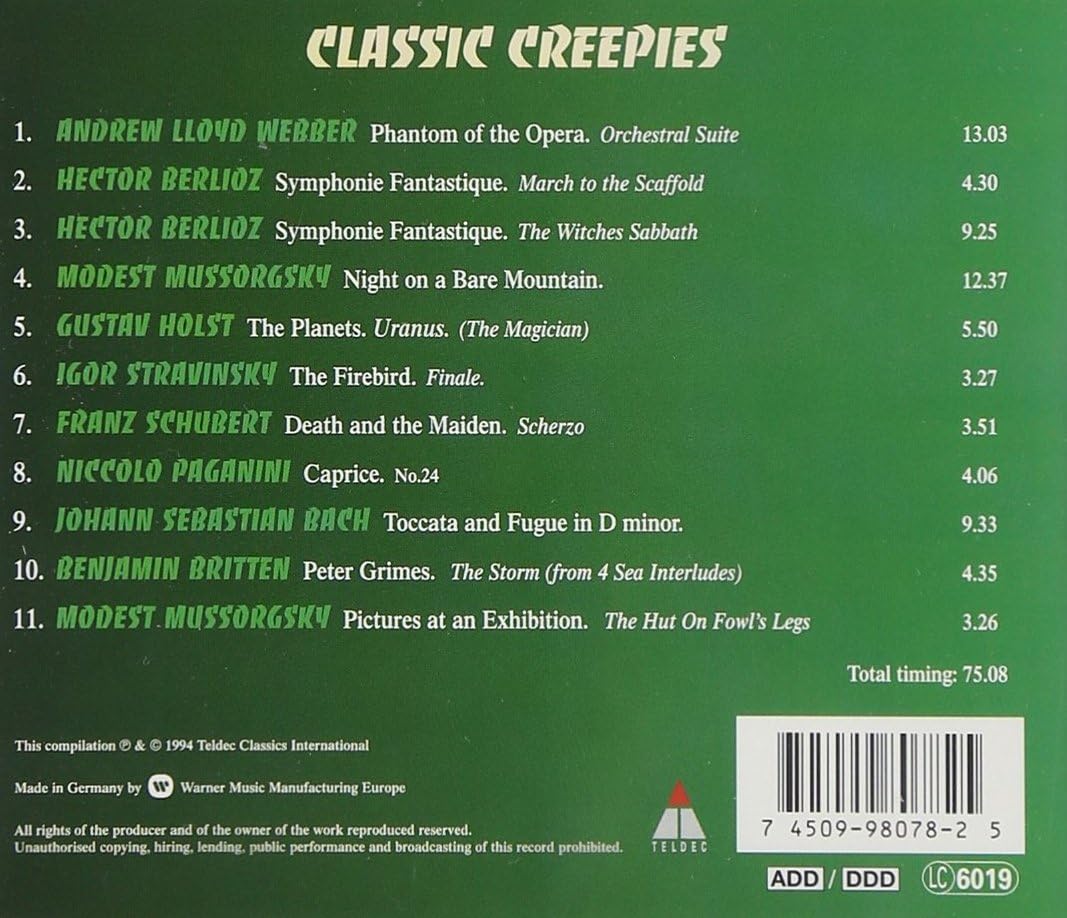Classic Creepies - 75 Minutes Of Spine - Chilling Classics