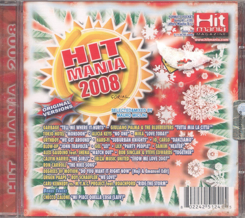 Hit Mania 2008 - Rivista + Cd