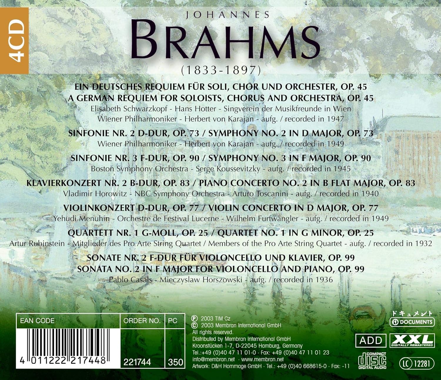 Brahms: Ein Portrait