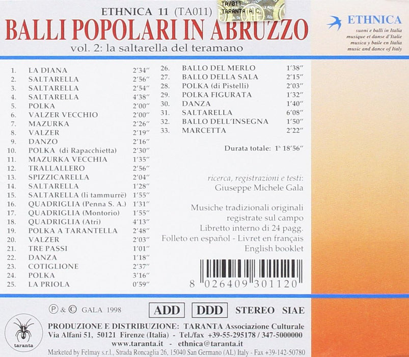 Balli Popolari in Abruzzo Vol. 2