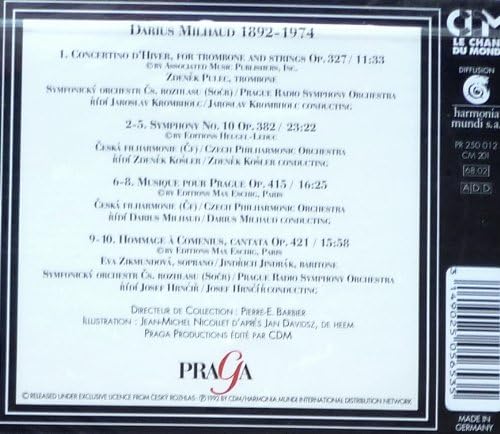 Darius Milhaud Centenary, Vol.3