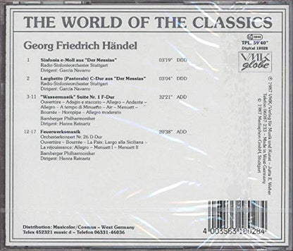 Sinfonia E-Moll Aus ``Der Messias`` / Larghetto (Pastorale) C-Dur Aus ``Der Mes