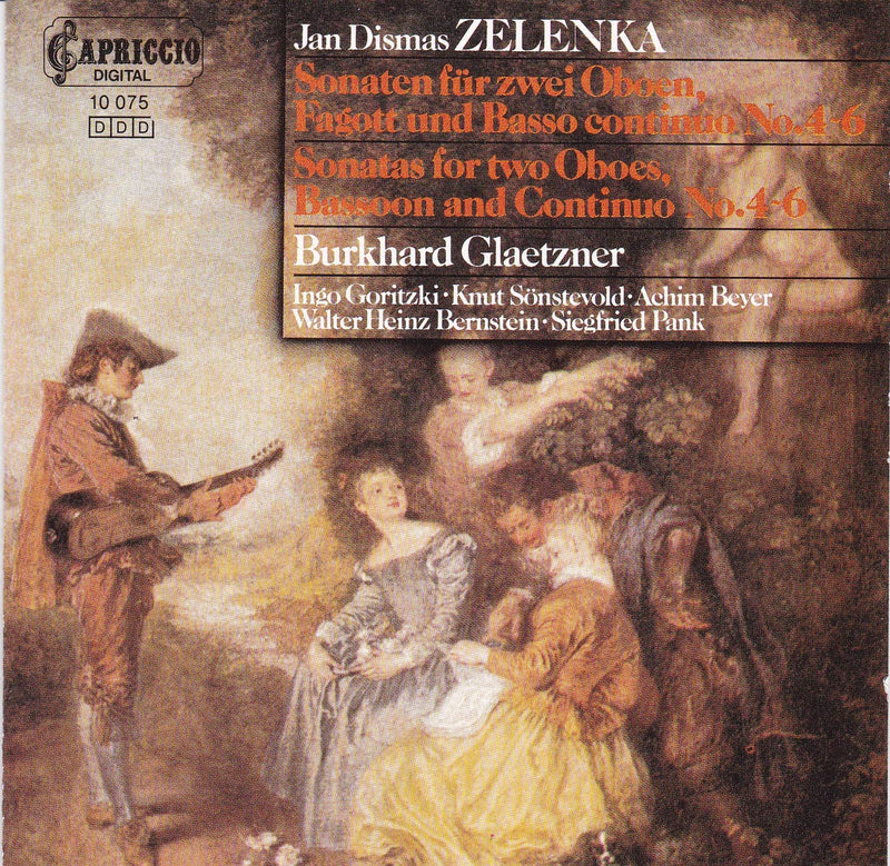 Jan Dismas Zelenka - Sonaten für zwei Oboen - Burkhard Glaetzner