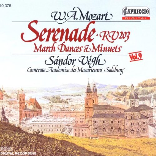 Serenade Kv 203 - Marsche Kv 237 - Contredance Kv 610, Kv 123 - Six Minuets Kv
