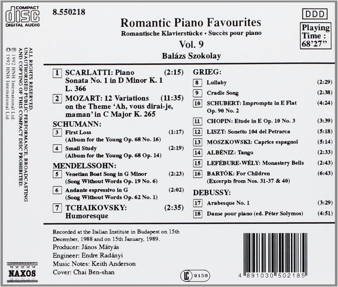 Composizioni Romantiche Vol.9: Scar