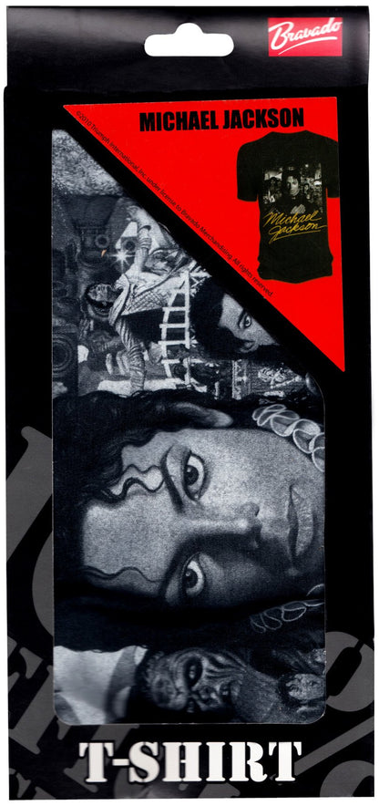 MICHAEL JACKSON GOLD SIGNATURE TSHIRT M