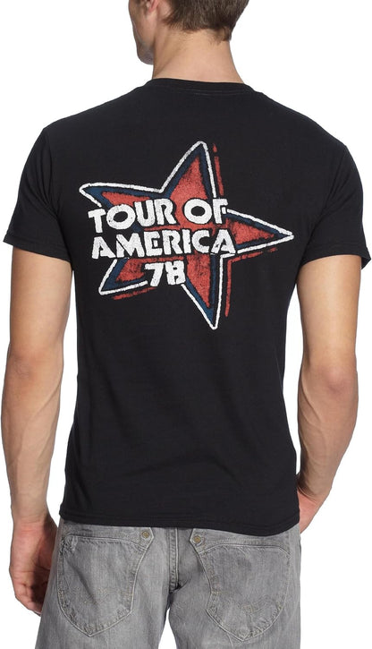 Universal Music Shirts The Rolling Stones - Tour of USA Unisex T-Shirt M Black
