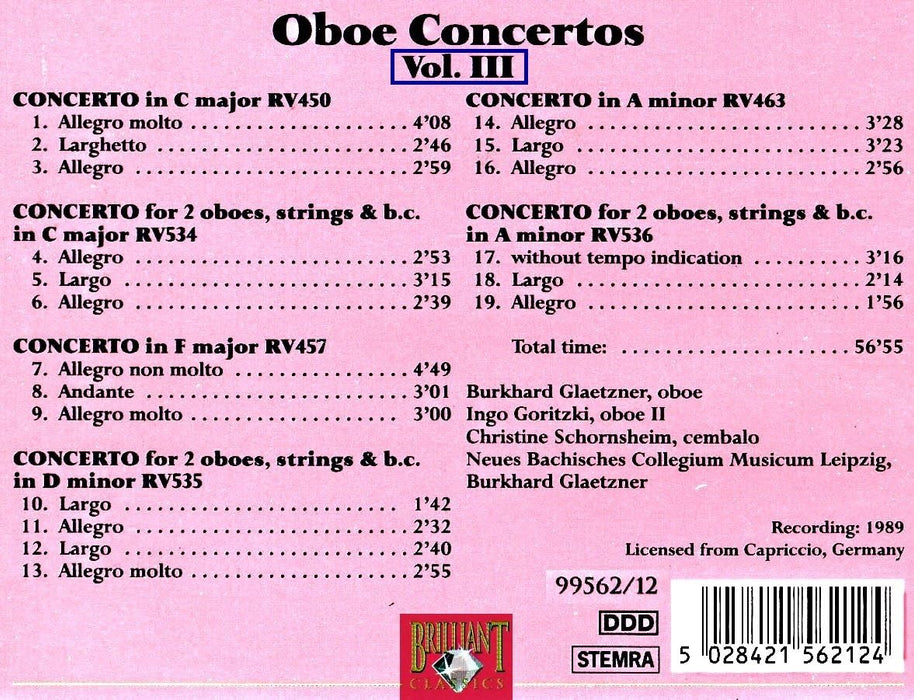 Oboe Concertos