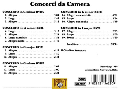 Vivaldi Concerti da Camera
