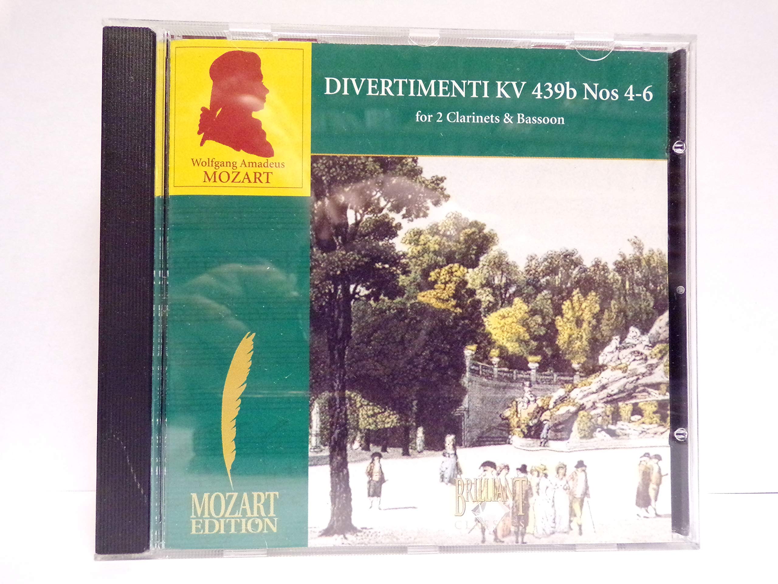 Divertimenti KV 439b Nos 4-6 for 2 Clarinets & Bassoon