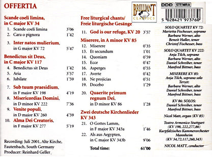 Mozart: Offertoria