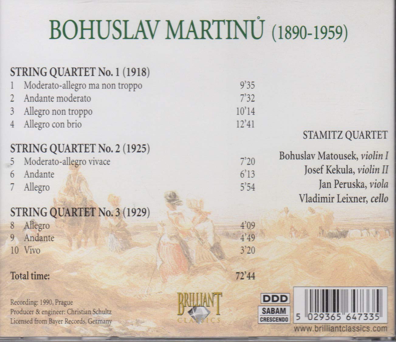 String Quartets 1-3