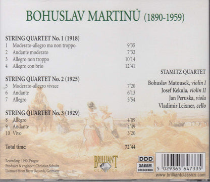 String Quartets 1-3