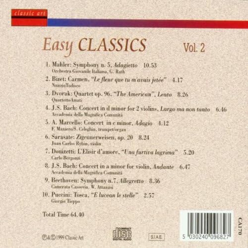 Easy Classics - Short Pieces To Understand The Infinity Of Classics Vol. 2