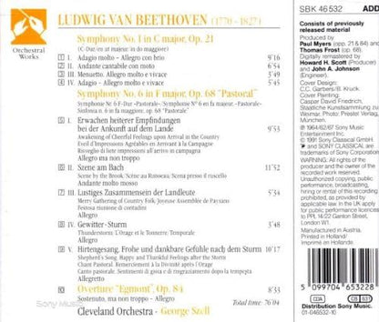 Symphonies 1 and 6/szell and Cleveland
