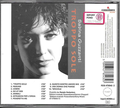 Sabina Guzzanti - Troppo Sole (1995) - CD