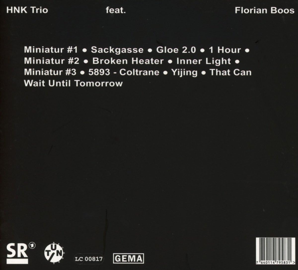 Hnk Trio Feat. Florian Boos