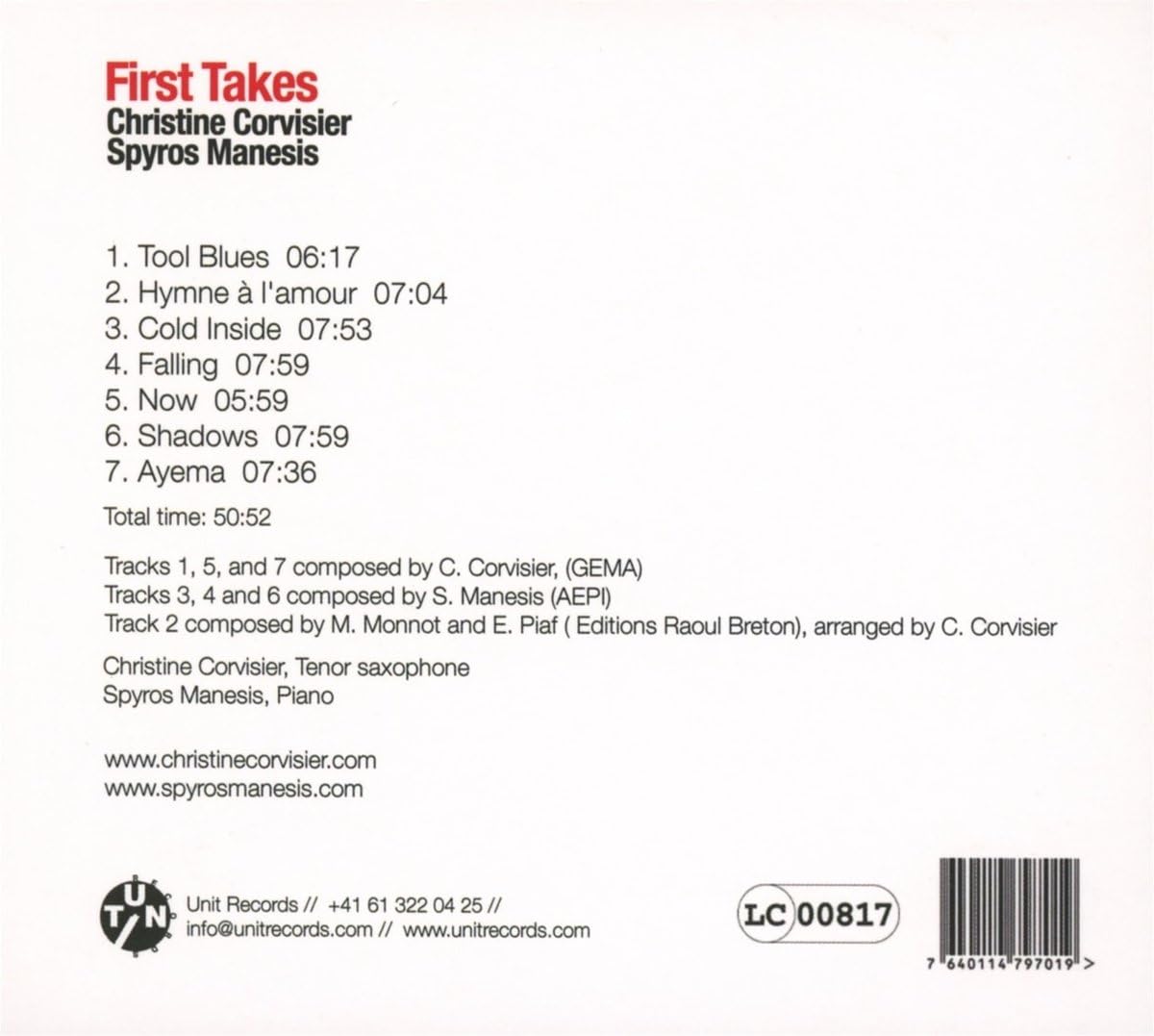 First Takes