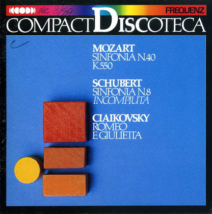Mozart: Sinfonia N.40; Schubert: Sinfonia N.8; Tchaikovsky: Fantasy Overture - Orchestre Symphonique De Radio-Tele-Luxembourg, Louis de Froment, Pierre Cao
