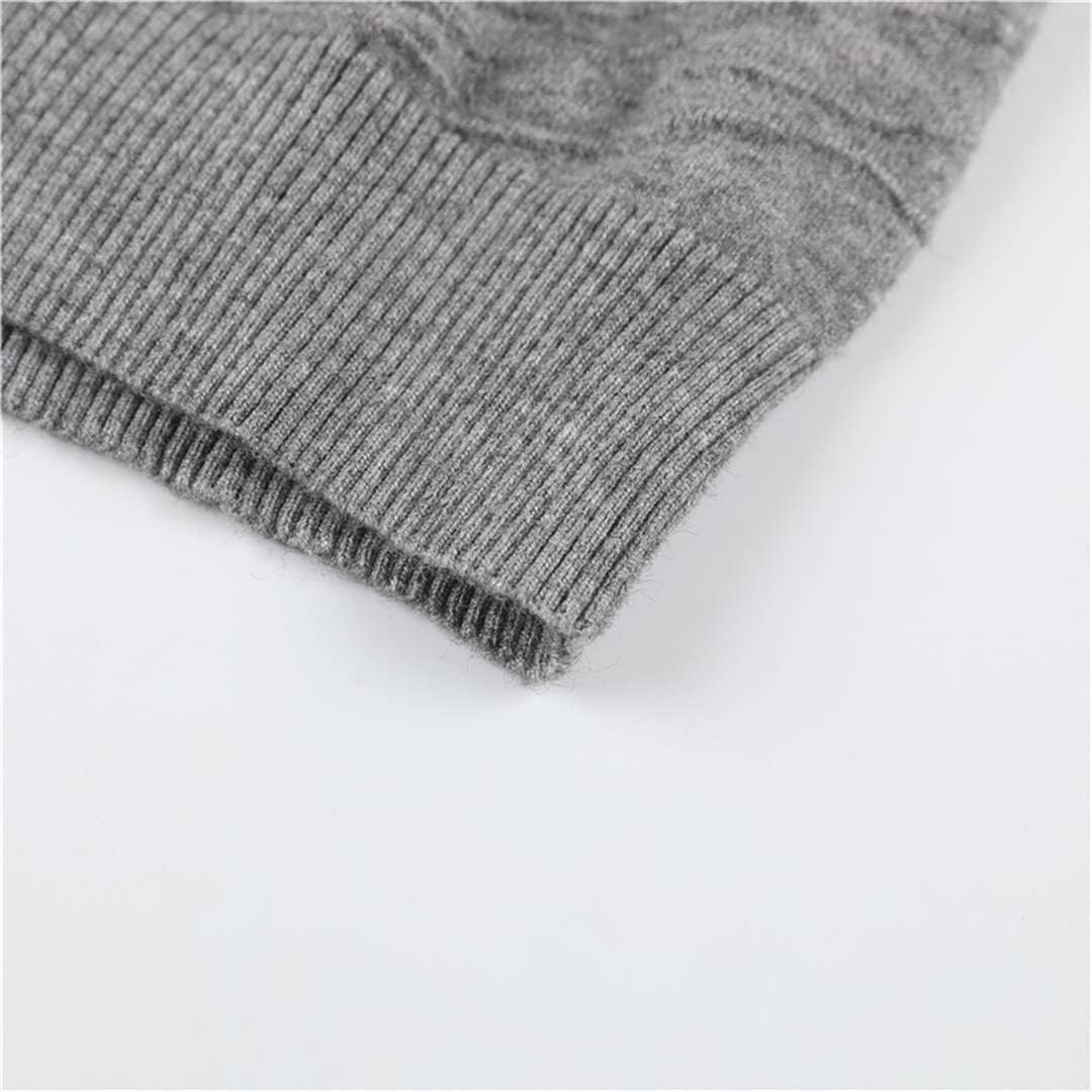Maglioni girocollo da uomo casual a maniche lunghe in cotone pullover autunno maglione slim top per lavoro