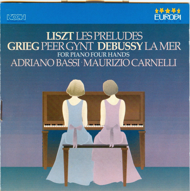 Les Preludes / Peer Gynt / La Mer - For Piano Four Hands