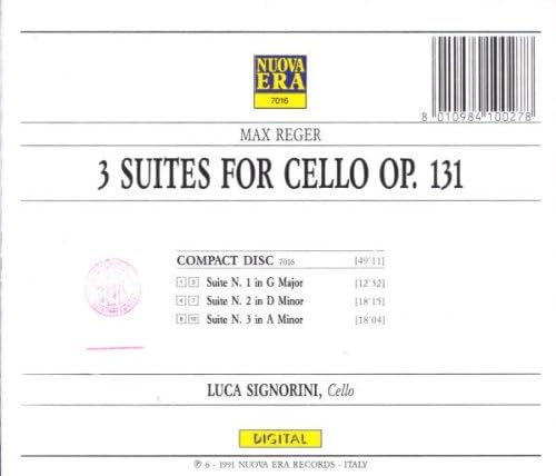 Drei Cello-Suiten Op.131 C
