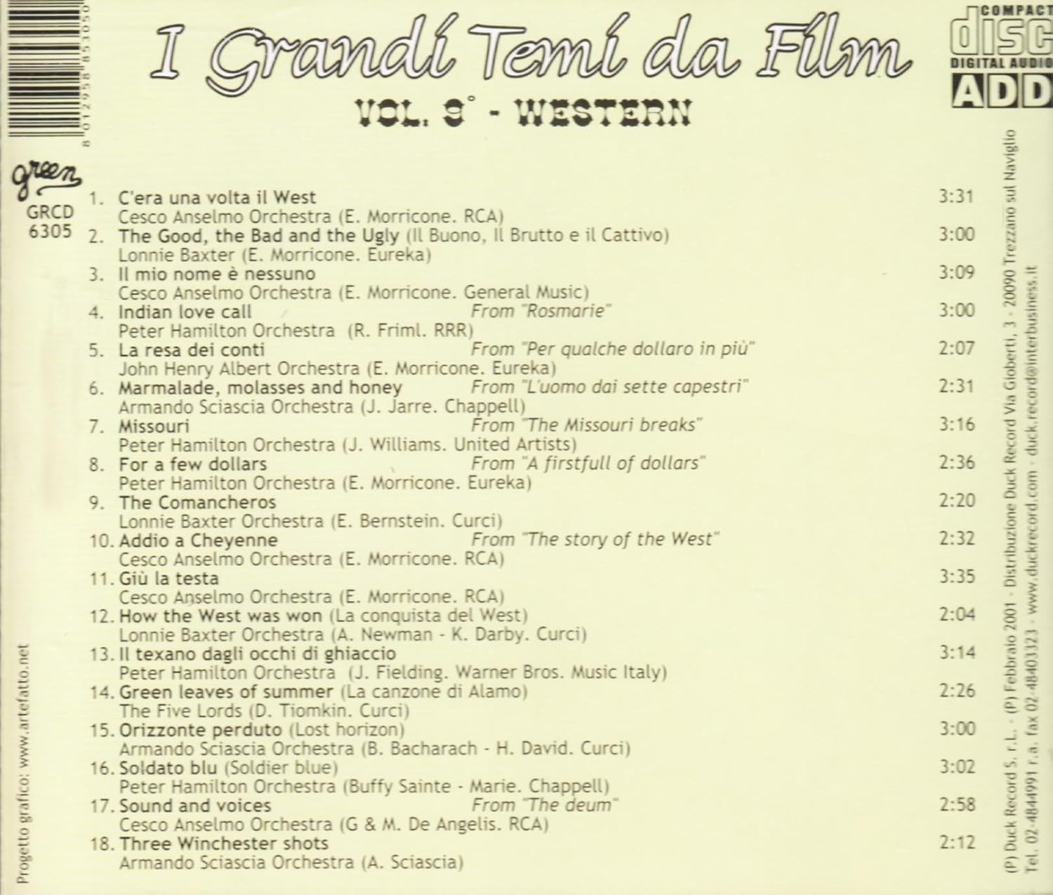 I Grandi Temi Da Film Vol. 9 - I Western