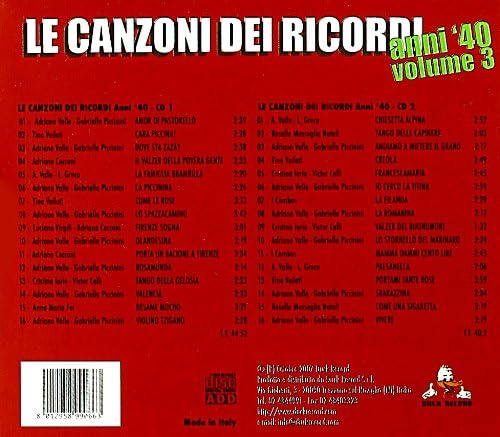 Canz.Ricordi Anni'40 3(Box)