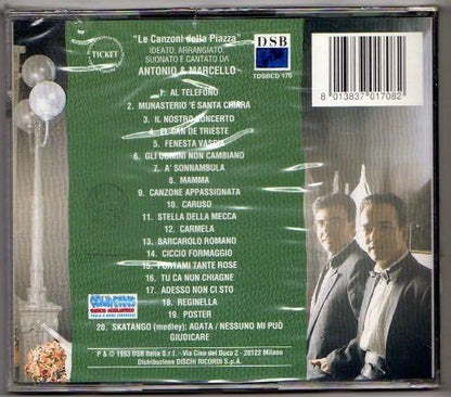 Antonio & Marcello - Le Canzoni Della Piazza (ITA 1993 Deutsche Schallplatten Berlin TDSBCD 170) CD
