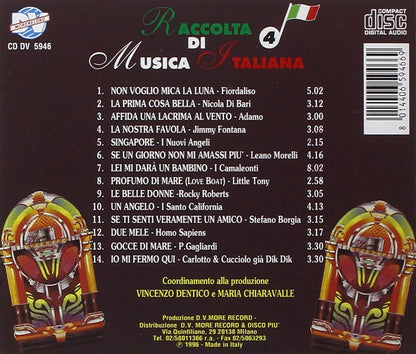 Raccolta Di Musica Italiana 4