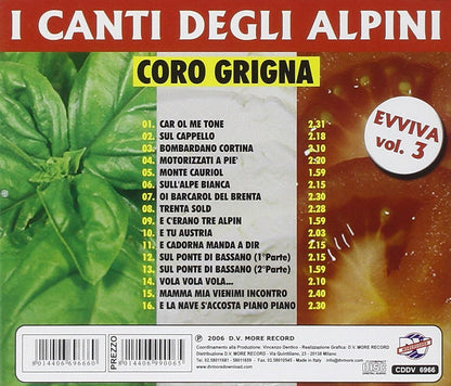 I Canti Degli Alpini Vol.3