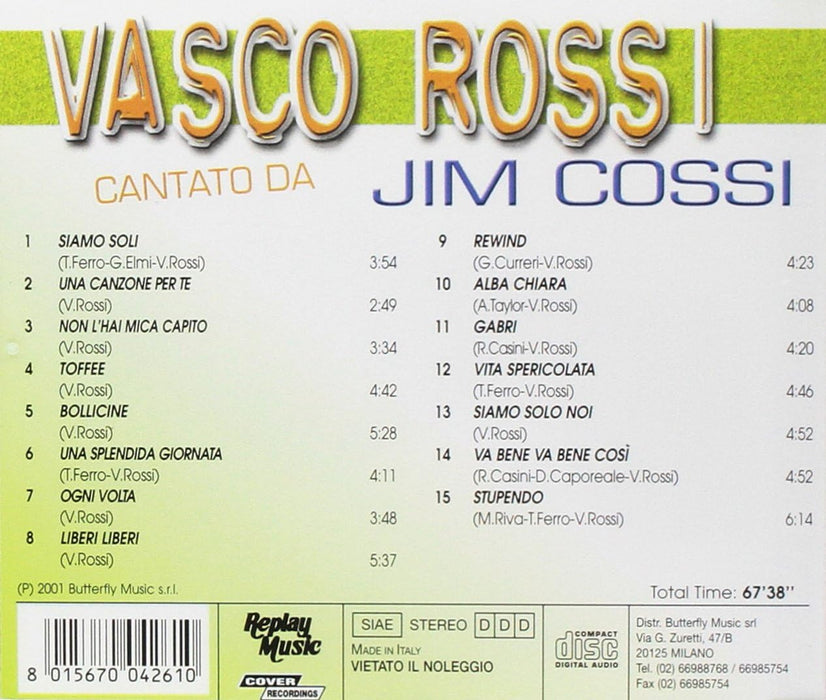 Vasco Rossi Cantato Da