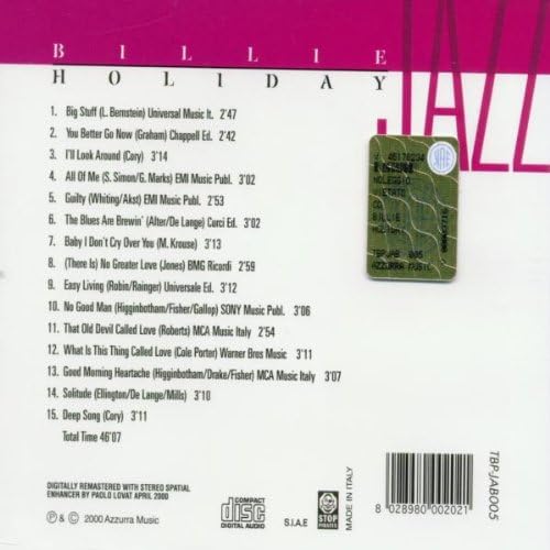 Jazz-Billie Holiday