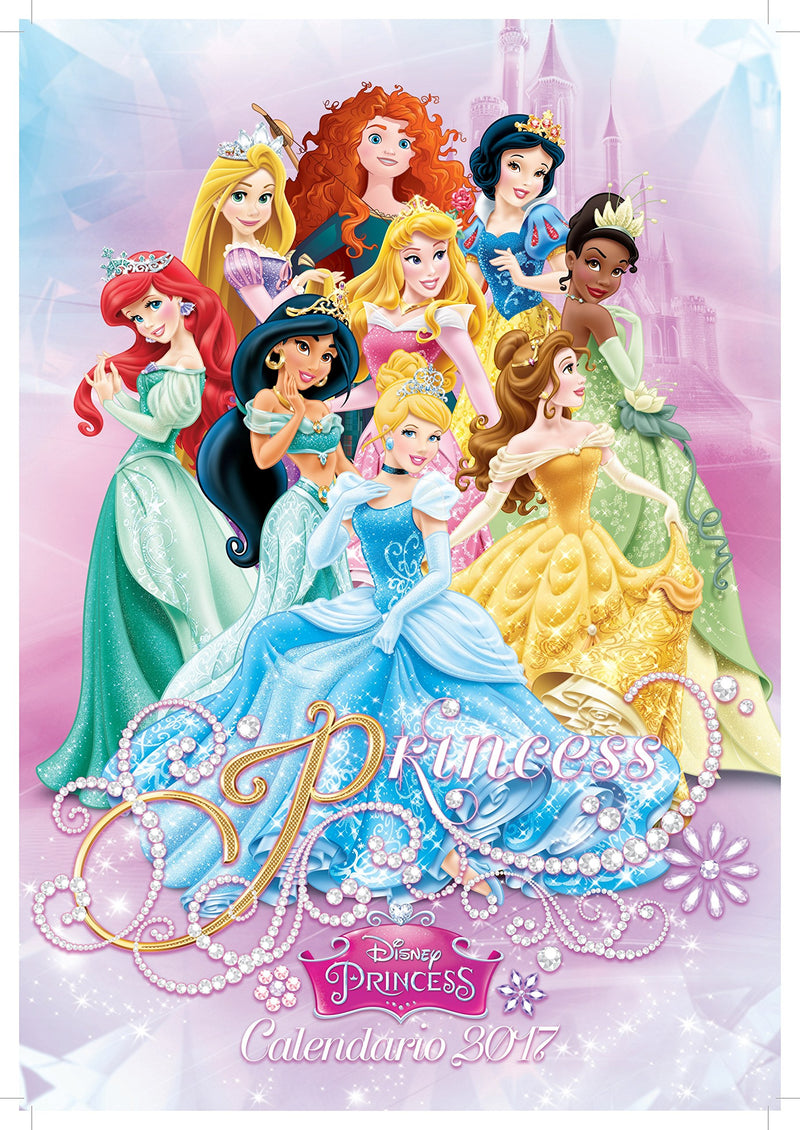 2017 Calendar 29 x 42 cm Disney Princess