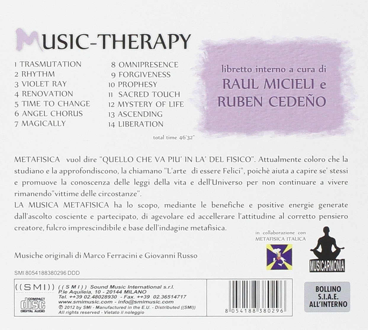 Music-Therapy: Musica Metafisica - La Liberazione