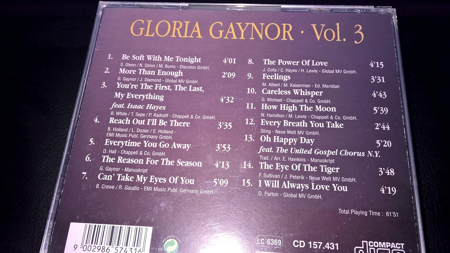 Gloria Gaynor: The Best Of Vol. 3