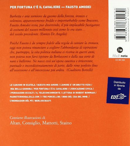 Per Fortuna C`È Il Cavaliere - Booklet + 1 Cd