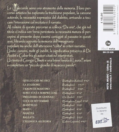 Da Ora - Booklet + 1 Cd