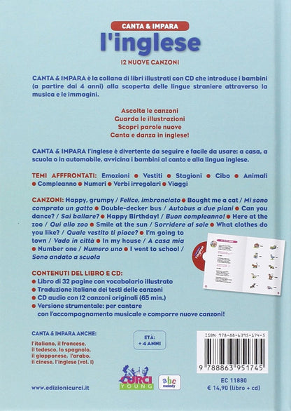 Canta & Impara l'inglese - 12 nuove canzoni