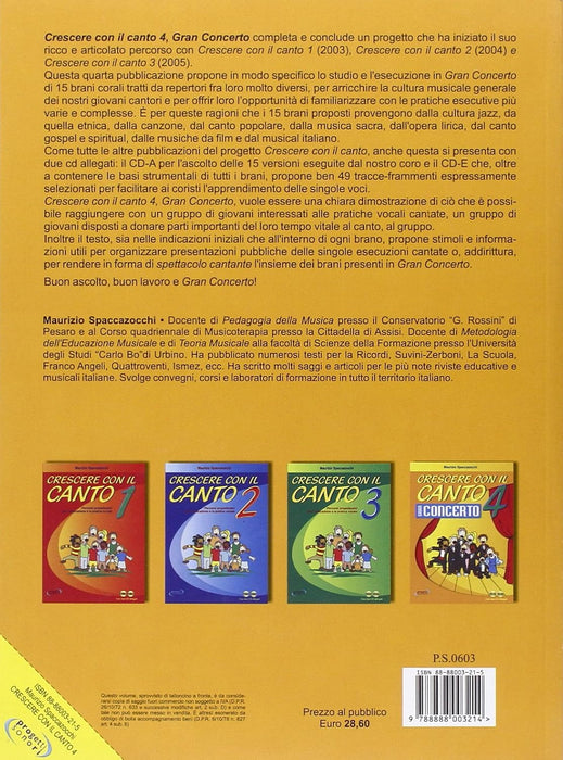 Crescere con il canto. Con CD Audio (Vol. 4