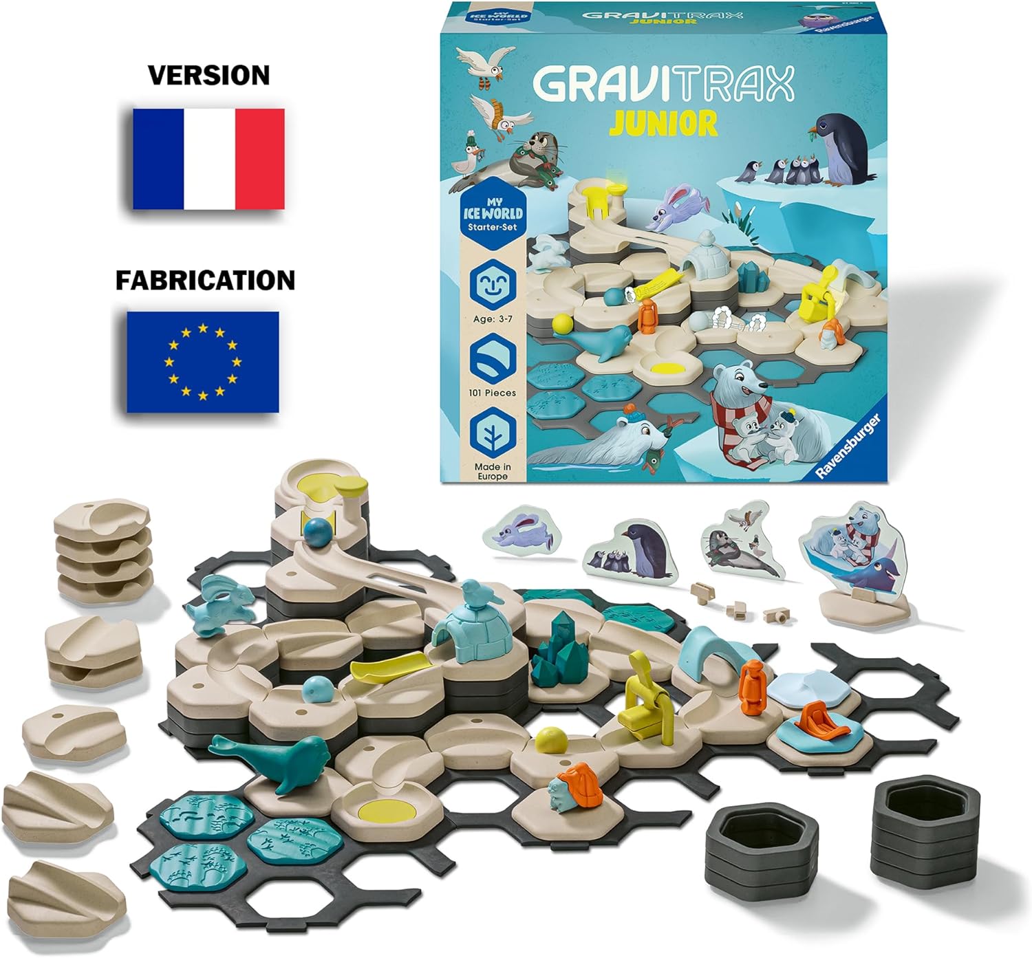 GraviTrax Ravensburger Junior Starter-Set Ice (10927060