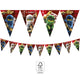 Folat - Bunting Garland Paper Compostable Lego Ninjago - 2.3 m, 92243P