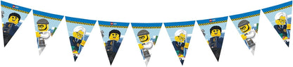 Procos- Police Bandera de Lego City, Color Multi-Colorido (10232198