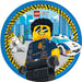 Procos 93456 Party Plates Lego City Size 23 cm Pack of 8 Disposable Paper Plates Children's Birthday Party Tableware FSC